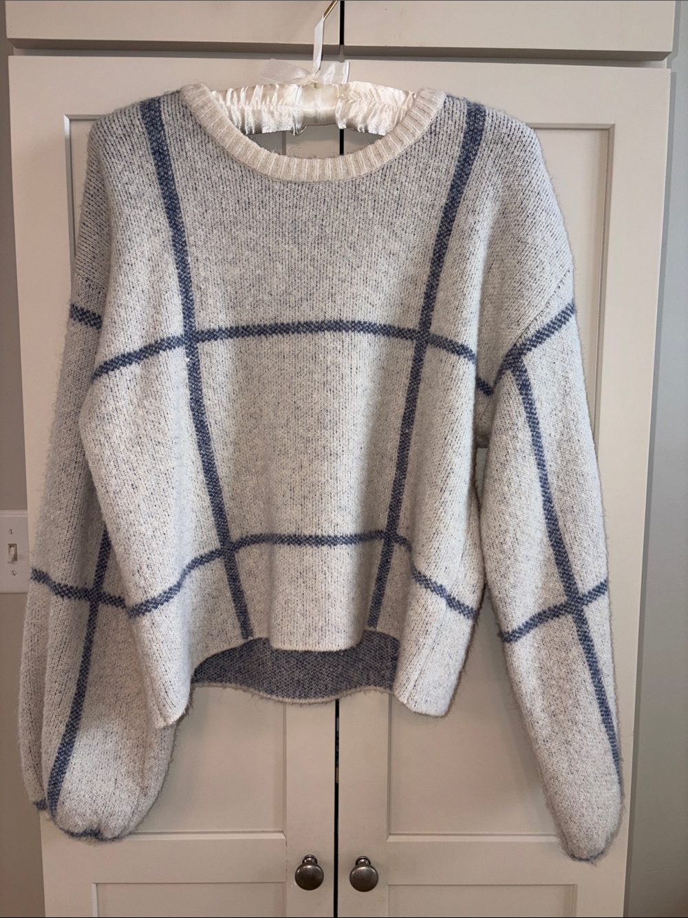Cozy Cream Oversize Knit Sweater - Women's